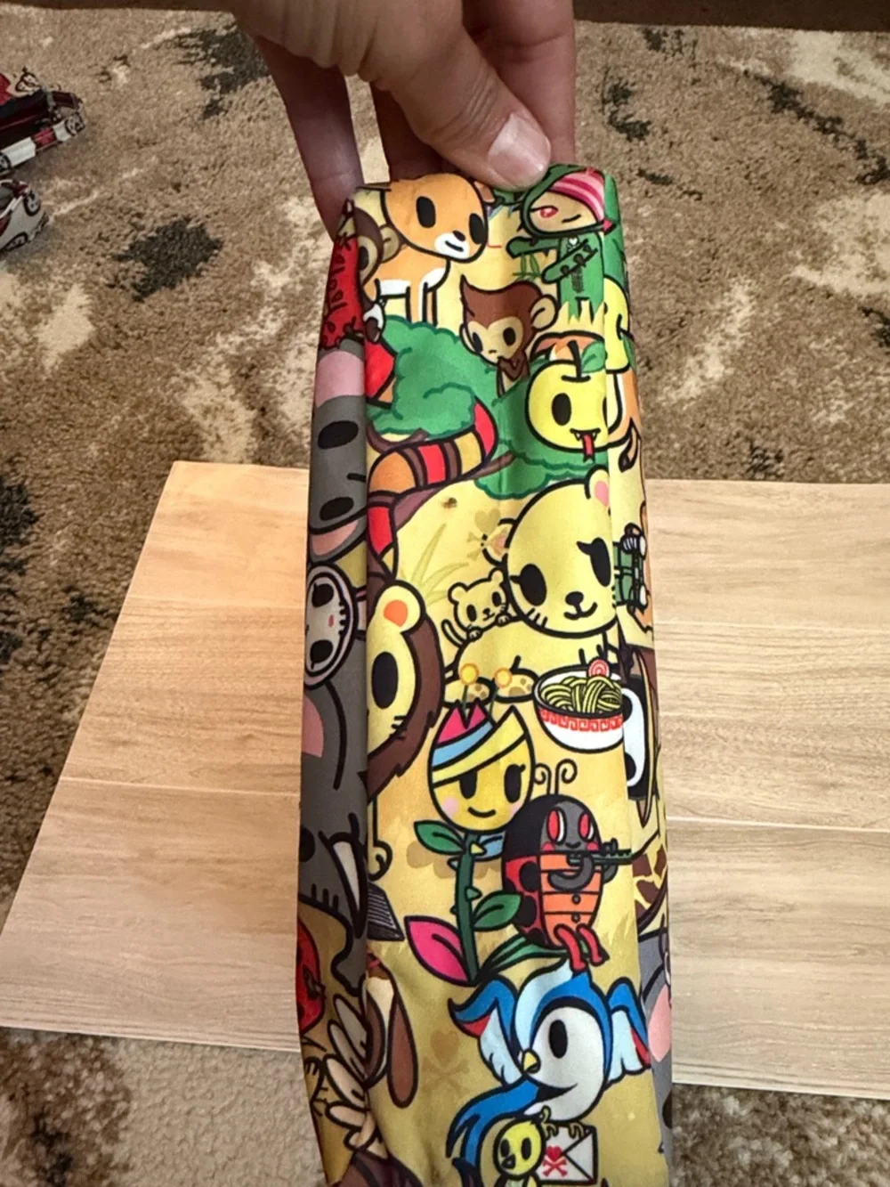 tokidoki Yellow Multicolor Character Pouch - Picture 4 of 4